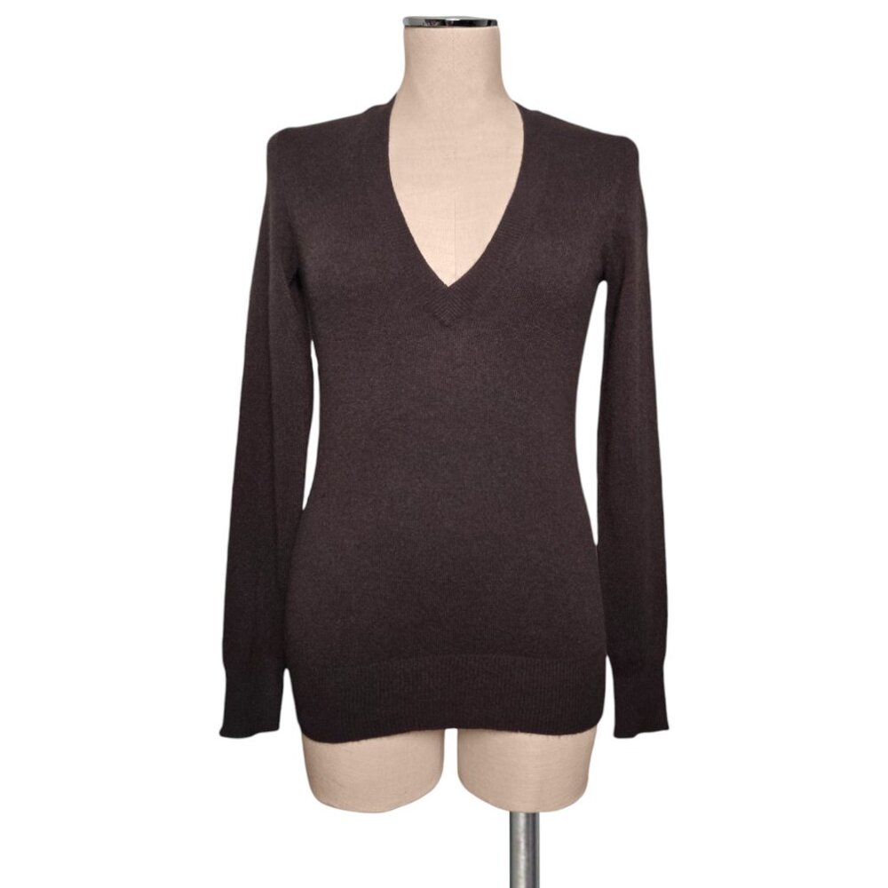 Luxe MICHAEL KORS Brown 100% Cashmere Sweater XS